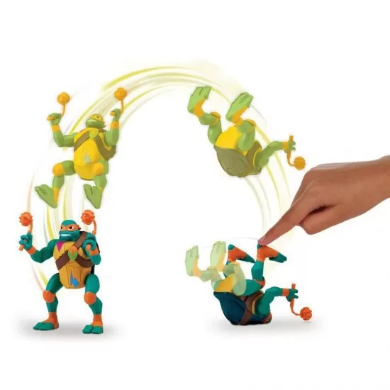 Figurina Michelangelo cu functie sonora Testoasele Ninja Figurina Michelangelo cu functie sonora Testoasele Ninja