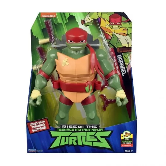 Figurina Raphael gigant cu accesorii de lupta Testoasele Ninja Figurina Raphael gigant cu accesorii de lupta Testoasele Ninja