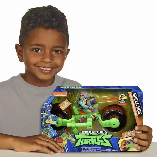 Vehicul cu figurina Michelangelo Testoasele Ninja Vehicul cu figurina Michelangelo Testoasele Ninja