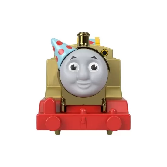 Locomotiva Golden Thomas motorizata cu 2 vagoane si accesorii Locomotiva Golden Thomas motorizata cu 2 vagoane si accesorii