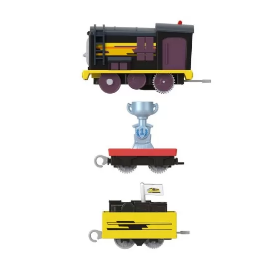 Locomotiva motorizata Diesel Thomas cu 2 vagoane Locomotiva motorizata Diesel Thomas cu 2 vagoane