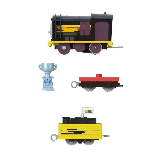 Locomotiva motorizata Diesel Thomas cu 2 vagoane Locomotiva motorizata Diesel Thomas cu 2 vagoane