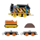 Locomotiva motorizata Thomas and Terence echipa pe santier cu 2 vagoane Locomotiva motorizata Thomas and Terence echipa pe santier cu 2 vagoane