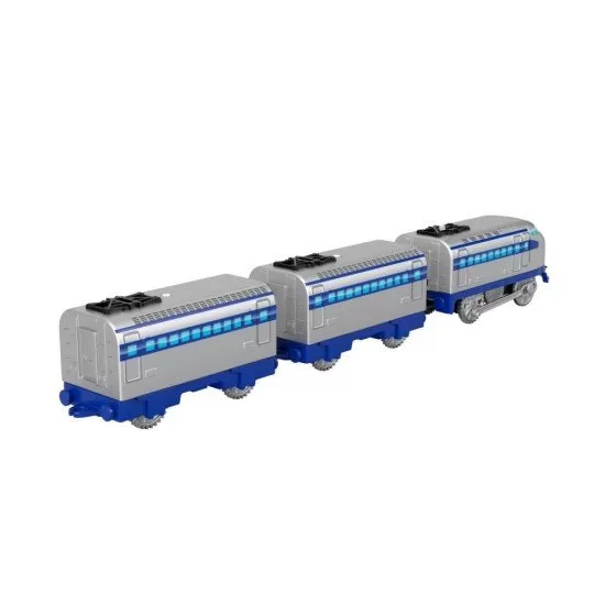 Locomotiva motorizata Thomas Kenji cu 2 vagoane si accesorii Locomotiva motorizata Thomas Kenji cu 2 vagoane si accesorii