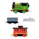 Locomotiva motorizata Thomas Percy Brake Car Bruno cu 2 vagoane Locomotiva motorizata Thomas Percy Brake Car Bruno cu 2 vagoane
