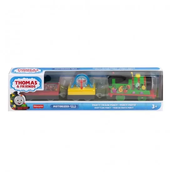 Locomotiva motorizata Percy cu 2 vagoane Locomotiva motorizata Percy cu 2 vagoane