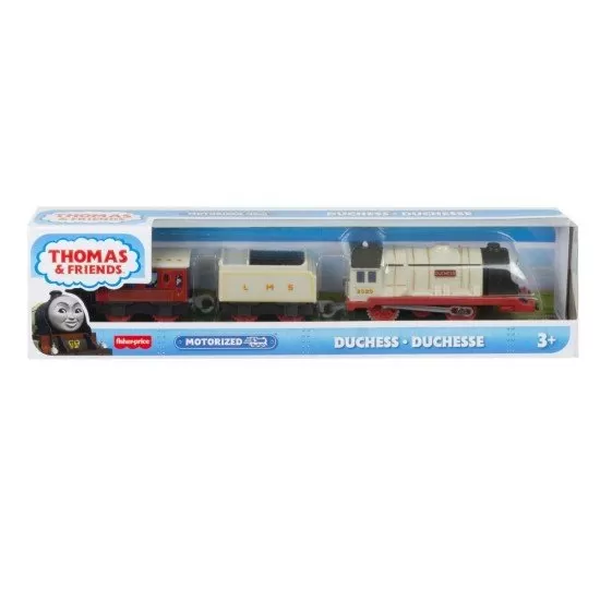 Locomotiva motorizata Thomas Duchess cu 2 vagoane si accesorii Locomotiva motorizata Thomas Duchess cu 2 vagoane si accesorii