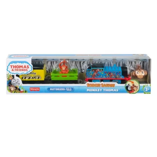 Locomotiva Thomas motorizata Safari Monkey Locomotiva Thomas motorizata Safari Monkey