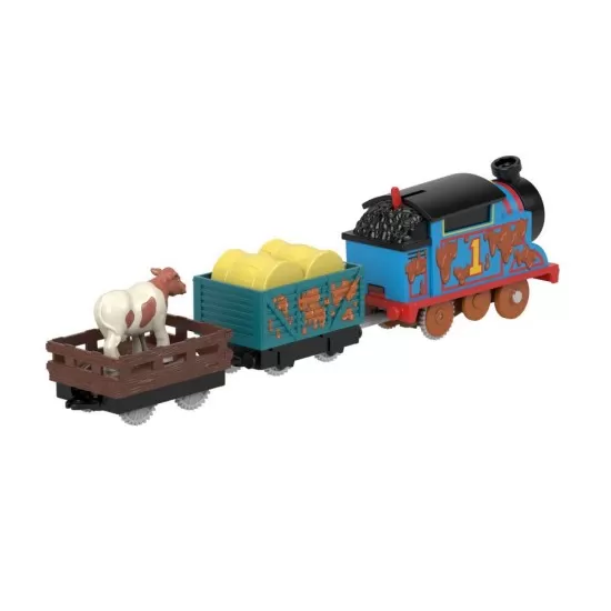 Locomotiva motorizata Thomas cu 2 vagoane