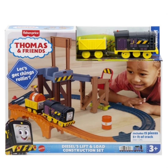 Set de joaca Thomas - Ridica si incarca marfa cu Diesel Set de joaca Thomas - Ridica si incarca marfa cu Diesel