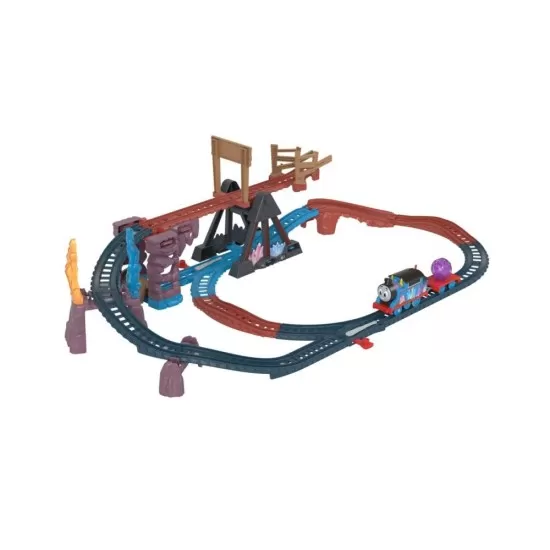 Set de joaca Thomas Crystal Caves Adventure cu locomotiva motorizata Thomas Set de joaca Thomas Crystal Caves Adventure cu locomotiva motorizata Thomas