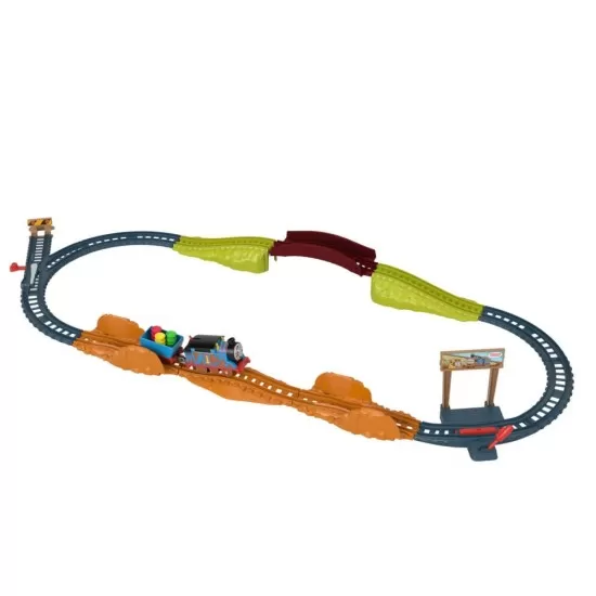 Set de joaca Thomas cu locomotiva Muddy motorizata si accesorii
