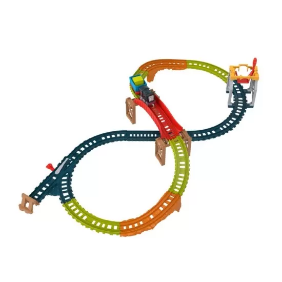 Set de joaca Thomas cu locomotiva Push Along Diesel si accesorii Set de joaca Thomas cu locomotiva Push Along Diesel si accesorii