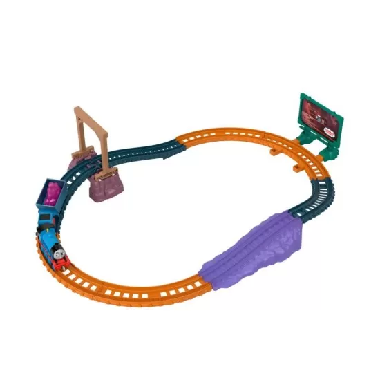 Set de joaca Thomas cu locomotiva Push Along Gordon si accesorii Set de joaca Thomas cu locomotiva Push Along Gordon si accesorii