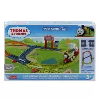 Set de joaca Thomas cu locomotiva Push Along Percy si accesorii