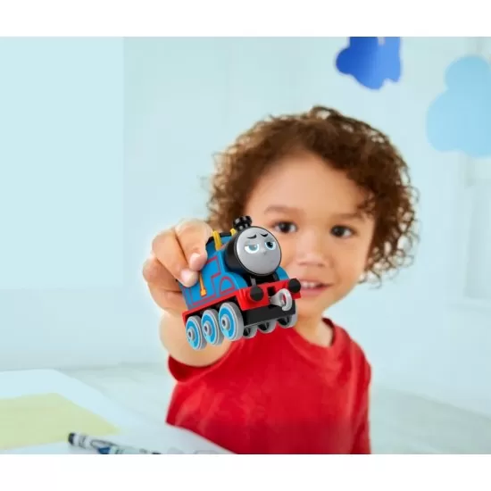 Set de joaca Thomas cu locomotiva Push Along Thomas si accesorii Set de joaca Thomas cu locomotiva Push Along Thomas si accesorii
