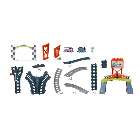 Set de joaca motorizat Thomas - Cursa Sodor Set de joaca motorizat Thomas - Cursa Sodor