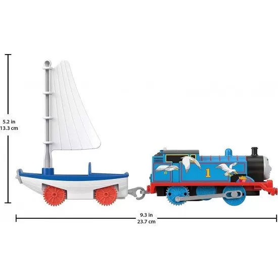 Set motorizat Thomas podul mobil cu sina, locomotiva motorizata si vagon Set motorizat Thomas podul mobil cu sina, locomotiva motorizata si vagon
