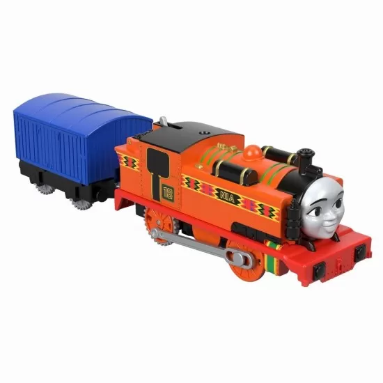 Locomotiva Nia cu vagon Thomas Trackmaster Locomotiva Nia cu vagon Thomas Trackmaster