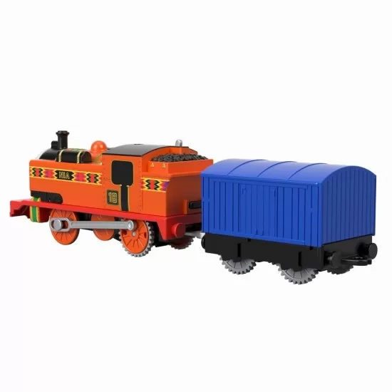Locomotiva Nia cu vagon Thomas Trackmaster Locomotiva Nia cu vagon Thomas Trackmaster
