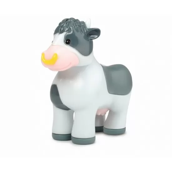 Tractoras cu remorca pentru animale cu figurina vacuta Tractoras cu remorca pentru animale cu figurina vacuta