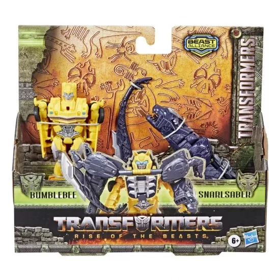 Set 2 figurine Bumblebee si Snarlsaber 13 cm Transformers 7 Beast Alliance Set 2 figurine Bumblebee si Snarlsaber 13 cm Transformers 7 Beast Alliance