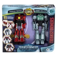 Set 2 roboti Transformers Earthspark  - Terran Twitch si Robby Malto