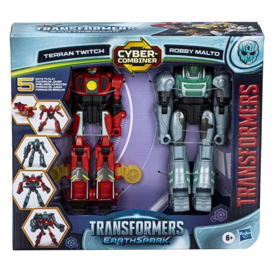 Set 2 roboti Transformers Earthspark - Terran Twitch si Robby Malto Set 2 roboti Transformers Earthspark - Terran Twitch si Robby Malto