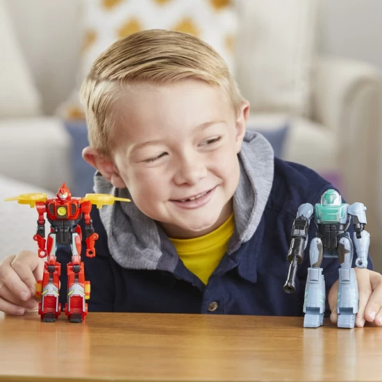 Set 2 roboti Transformers Earthspark - Terran Twitch si Robby Malto Set 2 roboti Transformers Earthspark - Terran Twitch si Robby Malto