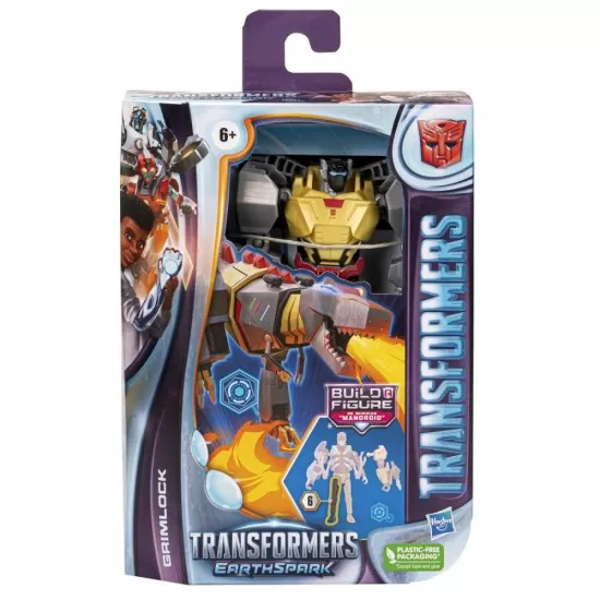 Figurina Transformers Earthspark Deluxe Grimlock 12.5 cm Figurina Transformers Earthspark Deluxe Grimlock 12.5 cm