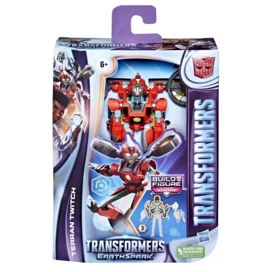 Figurina Transformers Earthspark Deluxe Terran Twitch 12.5 cm Figurina Transformers Earthspark Deluxe Terran Twitch 12.5 cm