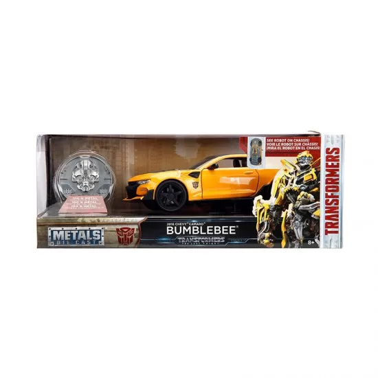 Macheta metal Transformers Chevy Camaro 20 cm Macheta metal Transformers Chevy Camaro 20 cm