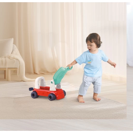 Trenulet 4 in 1 ride on Hola Toys rosu