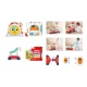 Trenulet 4 in 1 ride on Hola Toys rosu