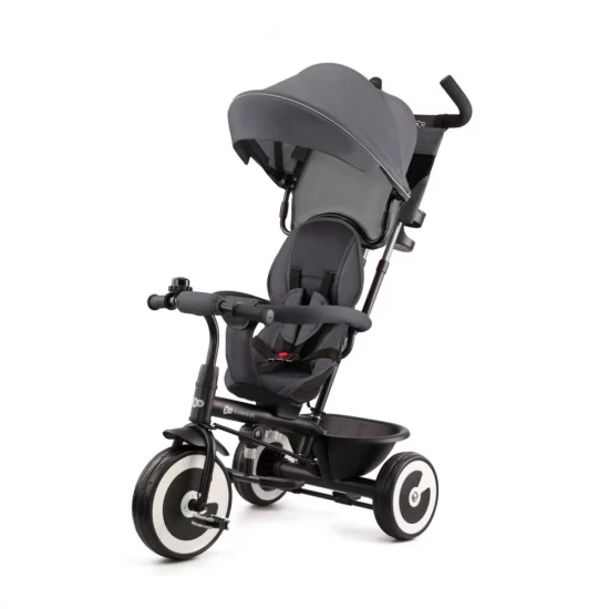 Tricicleta copii Kinderkraft Aston Malachite Grey Tricicleta copii Kinderkraft Aston Malachite Grey
