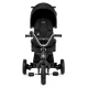 Tricicleta pentru copii Kinderkraft Easytwist Black cu scaun reversibil si copertina protectie UV