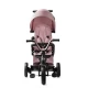 Tricicleta pentru copii Kinderkraft Easytwist Mauvelous Pink cu scaun reversibil si copertina protectie UV