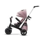 Tricicleta pentru copii Kinderkraft Easytwist Mauvelous Pink cu scaun reversibil si copertina protectie UV