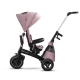 Tricicleta pentru copii Kinderkraft Easytwist Mauvelous Pink cu scaun reversibil si copertina protectie UV
