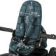 Tricicleta pentru copii Kinderkraft Easytwist Midnight Green cu scaun reversibil si copertina protectie UV