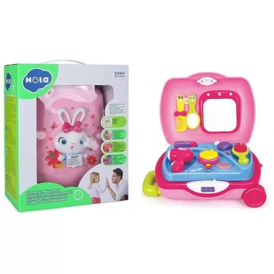 Set coafura si accesorii frumusete in troler Set coafura si accesorii frumusete in troler