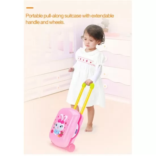 Set coafura si accesorii frumusete in troler Set coafura si accesorii frumusete in troler