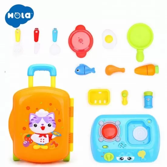 Trolerul micului bucatar Hola Toys Trolerul micului bucatar Hola Toys