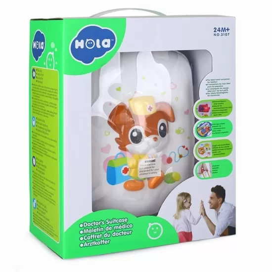 Trolerul micului doctor Hola Toys Trolerul micului doctor Hola Toys
