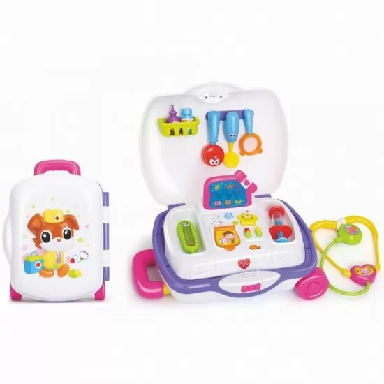 Trolerul micului doctor Hola Toys Trolerul micului doctor Hola Toys