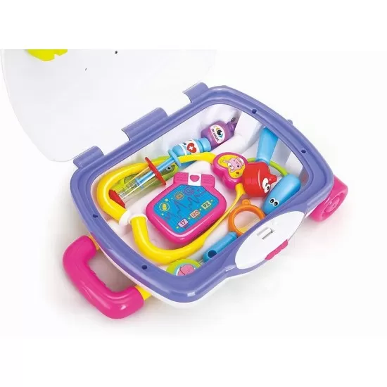 Trolerul micului doctor Hola Toys Trolerul micului doctor Hola Toys