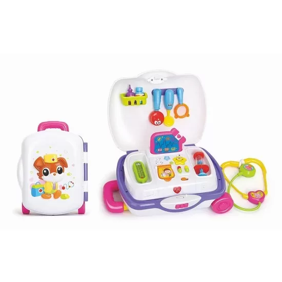 Trolerul micului doctor Hola Toys Trolerul micului doctor Hola Toys