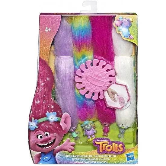 Set bratari sclipitoare Hair Huggers Trolls Set bratari sclipitoare Hair Huggers Trolls