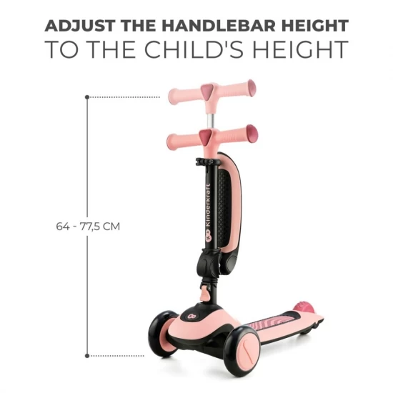 Trotineta Kinderkraft Halley Rosa Pink