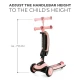 Trotineta Kinderkraft Halley Rosa Pink